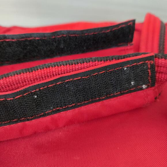 Wilson Red Tour Duffle 19" Bag Vintage 90s - 1 Outside Zip Double Handle & Strap - Picture 7 of 16